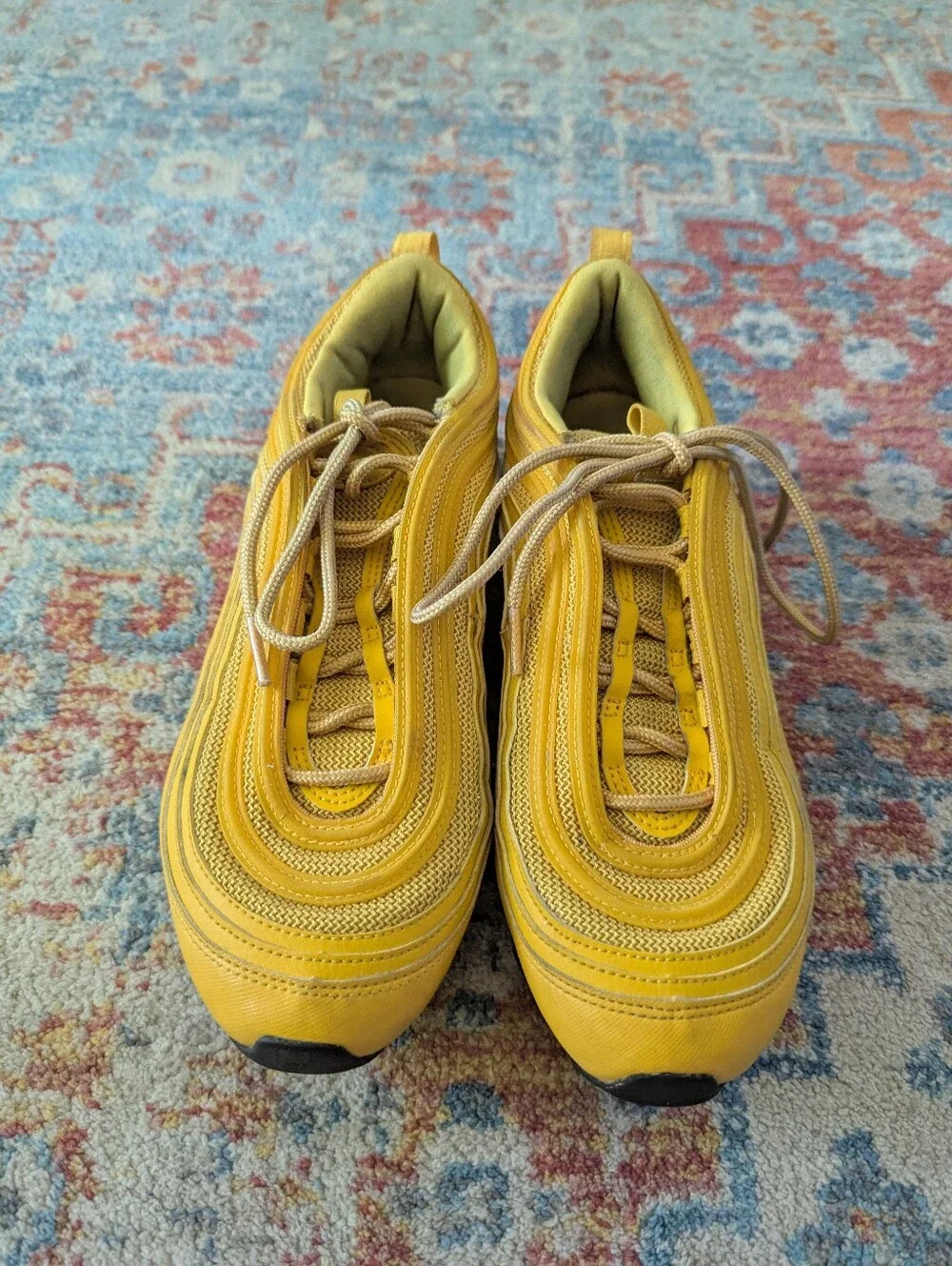 Nike Air Max 97 ‘Mustard’ Yellow 921733 701 Shoes 2018 Sneakers Women's 8.5